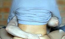 Intimate whispers fill the apartment as stepdaughter and friend share intense moments