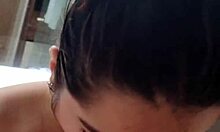 i'm white moon, suckin his big coc in frunt of the hot tub, oh god!