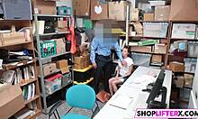 Teen Carolina Takes Officer's Hard Penis After Theft Incident