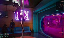 Judy and Johnny Silverhand in Hidden Blowbang Scene