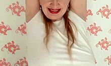 Mariaold Passionately Shakes Her Huge Bouncing Tits