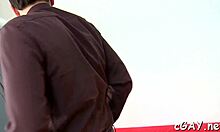 Hunk Sucking Cock in Wild Gay Gangbang