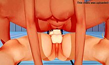 Danganronpa - Aoi Asahina Loves Sex in Swimming Pool. I’m Obsessed with Her Moves