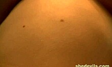 blonde amateur self shot in change room