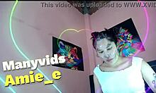 Watch this slut gag on deepthroat with spit all over his face