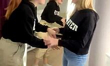 Look at these juicy Russian tits dancing!