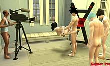 Dragon Ball Goku Watches Wife Milk Fucked Hard in Anal Netorare Hentai