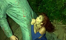 MICHAEL MYERS FUCKING ATHLETIC REDHEAD GODDESS VENUS AFRODITA IN PUBLIC DEEPTHROAT CUMSHOT ON HALLOWEEN