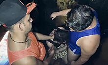 i took a kinky chaser to the sex cabins for bareback fun