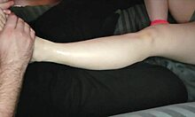 Step-sister trading foot massages