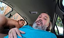 marcella schultz fell mouth on cock in car?