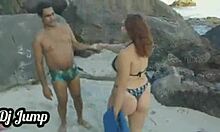 fudendo uma casada com hardcore anal na praia de abricó