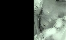 They're playing in the bathtub with cumshots!