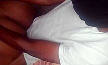 Ebony amateur bent over for BBC doggystyle.