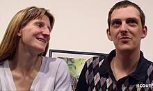 Hey, wanna join this cuckold husband for a wild German threesome with his dumb girlfriend?