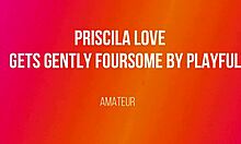 Petite 18+ latina girlfriend bent over in doggystyle sex with natural tits