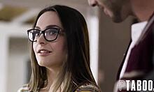 superstar jock taunts unconfident aften opal virgin into hardcore fucking