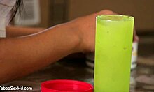 Stepsister eagerly sucks off a group of horny friends in wild session.