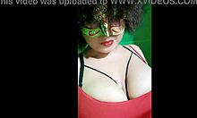 big natural tits milf shows off homemade curves 😏