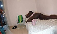 Negona Tired From Trip Takes Cock In Pussy And Drinks Cum - Fernanda Chocolatte And Joao The Naughty