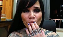 Roqueira Emo Gotica Tatuada Dan�ando Funk E Sendo A Pelo Bluezao Youtuber