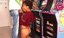 sex while gaming deepthroat cum in mouth