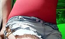 big natural tits milf shows off homemade curves 😏