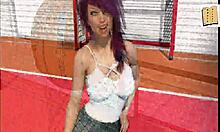 wvm 3 checks out shauna's big ass and tits in erotic 3d anime game