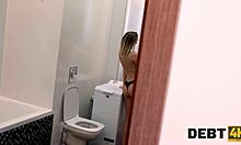 Fake debt collector enters home and fucks a teen