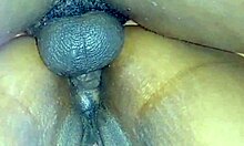 BBW wife gets anal creampie from big black cock in amateur scene