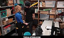 big tits milf guard fucks shoplifter for agreement