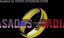 Casada sits on cock for interracial fuck