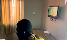 my girlfriend rode my dick hard after winning 20k football bet