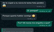 I get messages from my girlfriend’s best friend, who's a Mexican teen