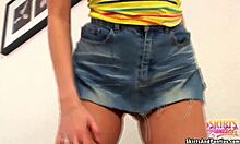 i will give a little 18+ peek up my skirt while i cook dinner