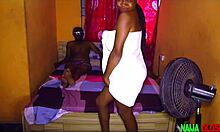 ladygold africa threesomes with oloshoboyfriend and gspot doctor in deepthroat handjob fun