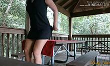 My Scared Wife Got Fucked Hard On Public Picnic Table