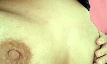 dripping wet pussy moans in bedroom with small 18+ tits