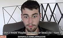 curious latin boy enjoys blowing and riding big dick