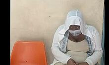 Black girl almost caught fingering big pussy