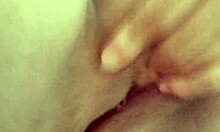 dripping wet pussy moans in bedroom with small 18+ tits