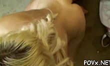 Cutie exposes pussy for intense hot fucking in nature.