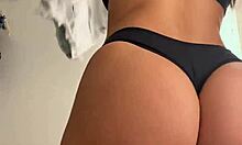 Yo, my naughty wife tried shorts at the mall store!