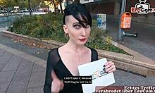 This German Teen with Natural Tits Gets Picked Up on the Street