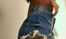 Yo, my naughty wife tried shorts at the mall store!