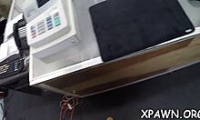 Curvy dilettante sucks cock hard