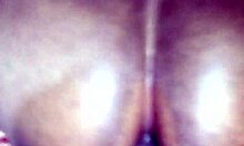 Chubby friend came to wash clothes but ended up fucking big black cock.