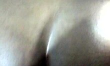 Chubby friend came to wash clothes but ended up fucking big black cock.