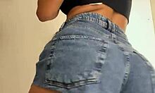 Yo, my naughty wife tried shorts at the mall store!