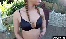 dagfs gets blown at her parents house 😏